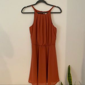 Francescas orange dress